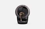 Litter-Robot 4 self cleaning litter box in Black with woodgrain bezel Thumbnail