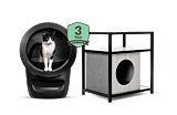 Litter-Robot 4 with cat side table Thumbnail
