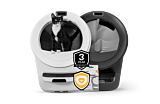Litter-Robot 5 Double Bundle white and black automatic litter box Thumbnail