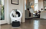 Litter-Robot 5 Ramp in White attached on the automatic litter box Thumbnail