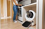 Litter-Robot EVO Ramp in white attached to Litter-Robot EVO automatic litter box Thumbnail