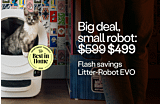 LRC Litter-Robot EVO $100 off sale Thumbnail