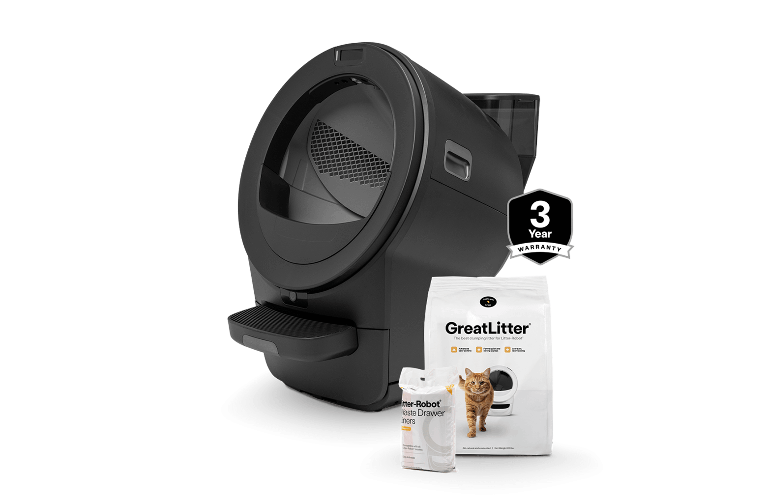 LRC Litter-Robot 5 Pro LitterHopper Bundle