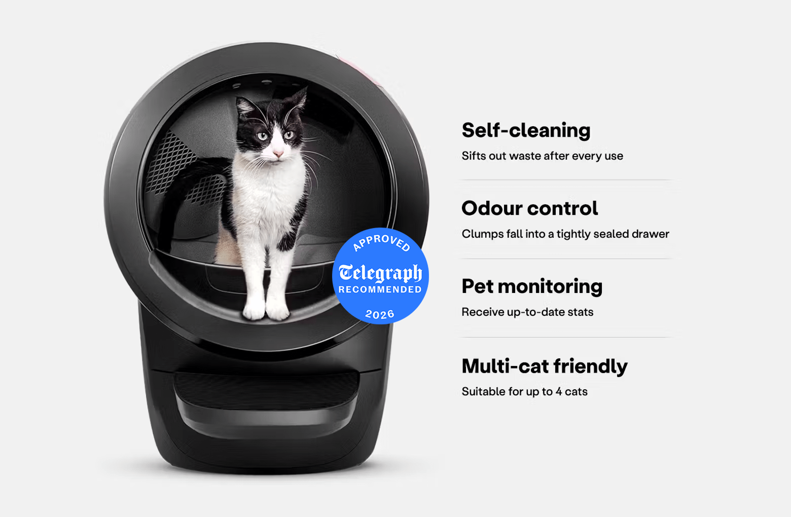 Litter-Robot 4 Telegraph Recommended automatic litter box 2026