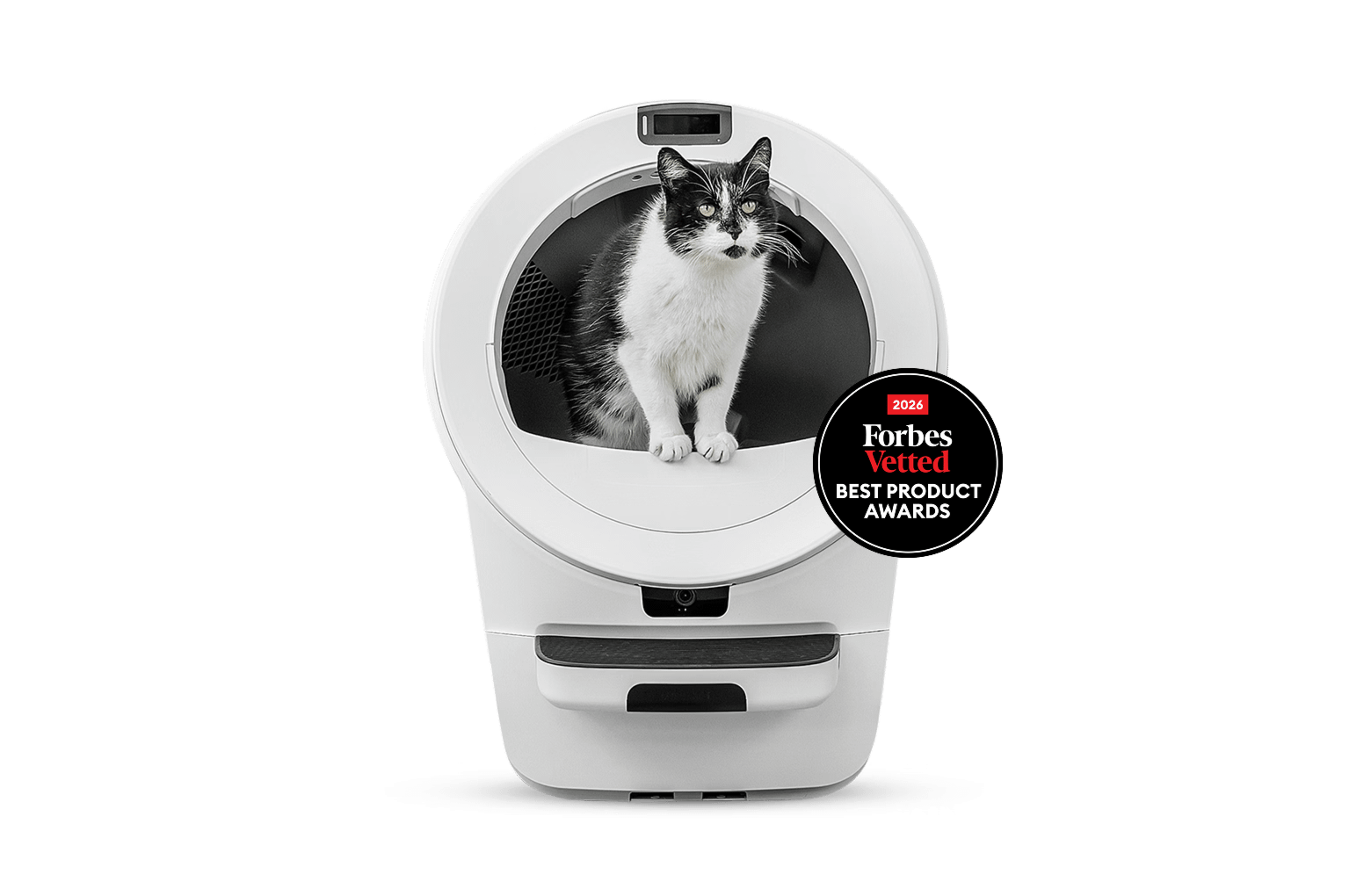 LRC Litter-Robot 5 Pro 2026 Forbes Vetted Best Product Award Winner