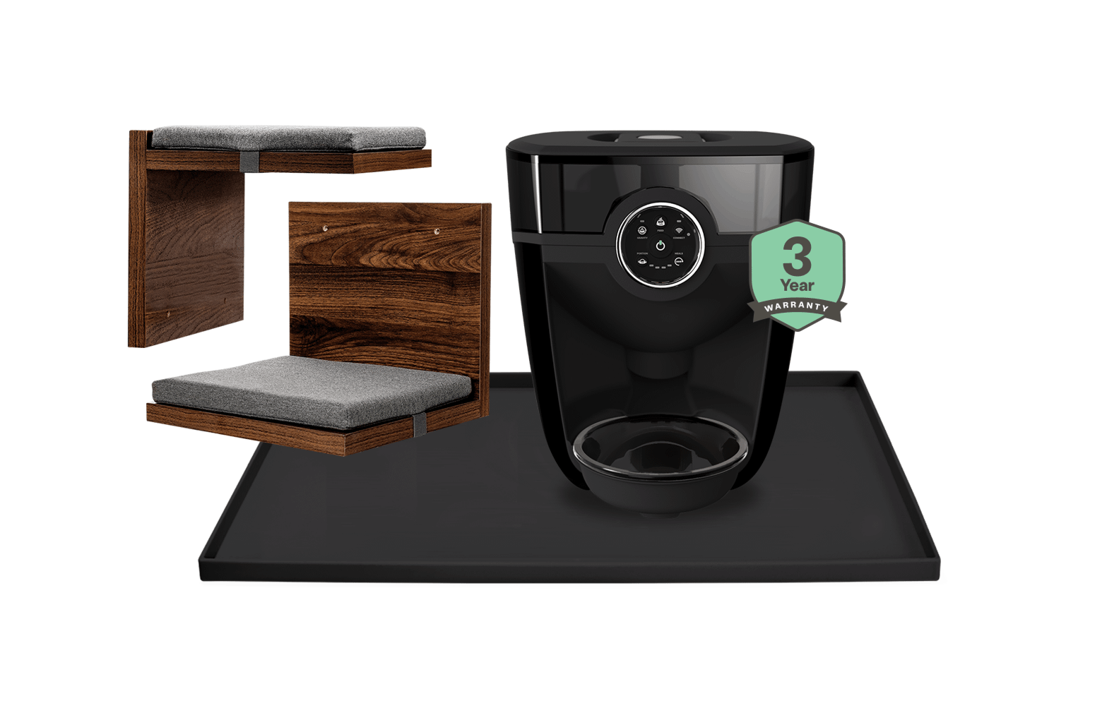 Feeder-Robot with cat shelf