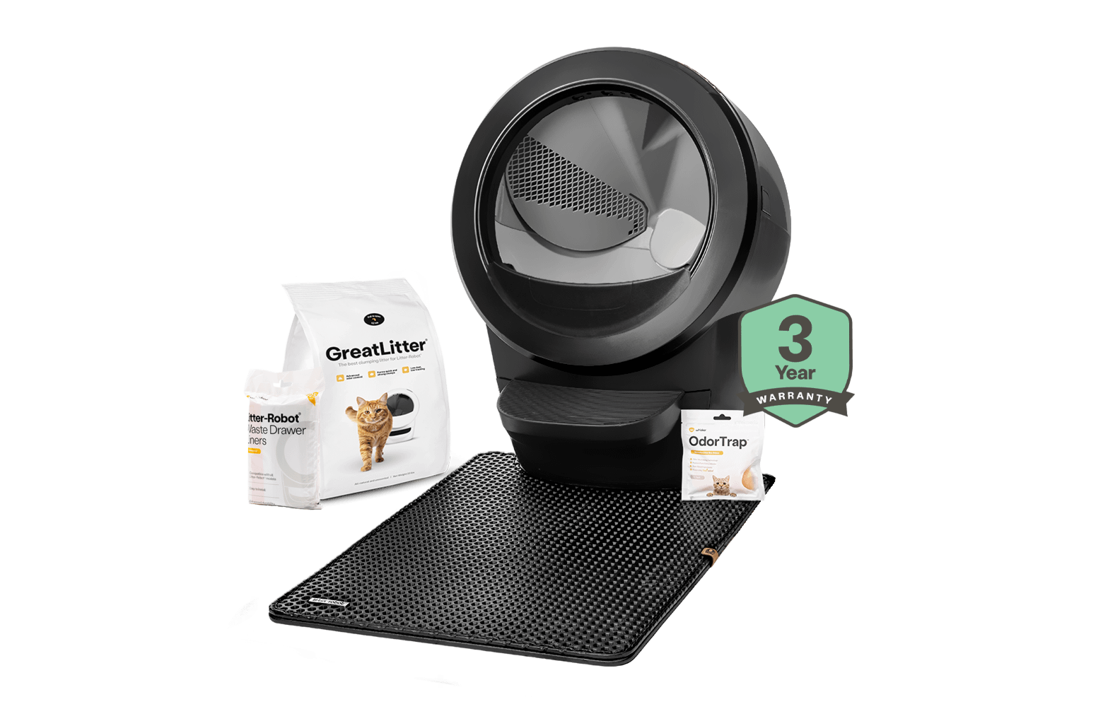 Litter-Robot 4 automatic litter box for large cats