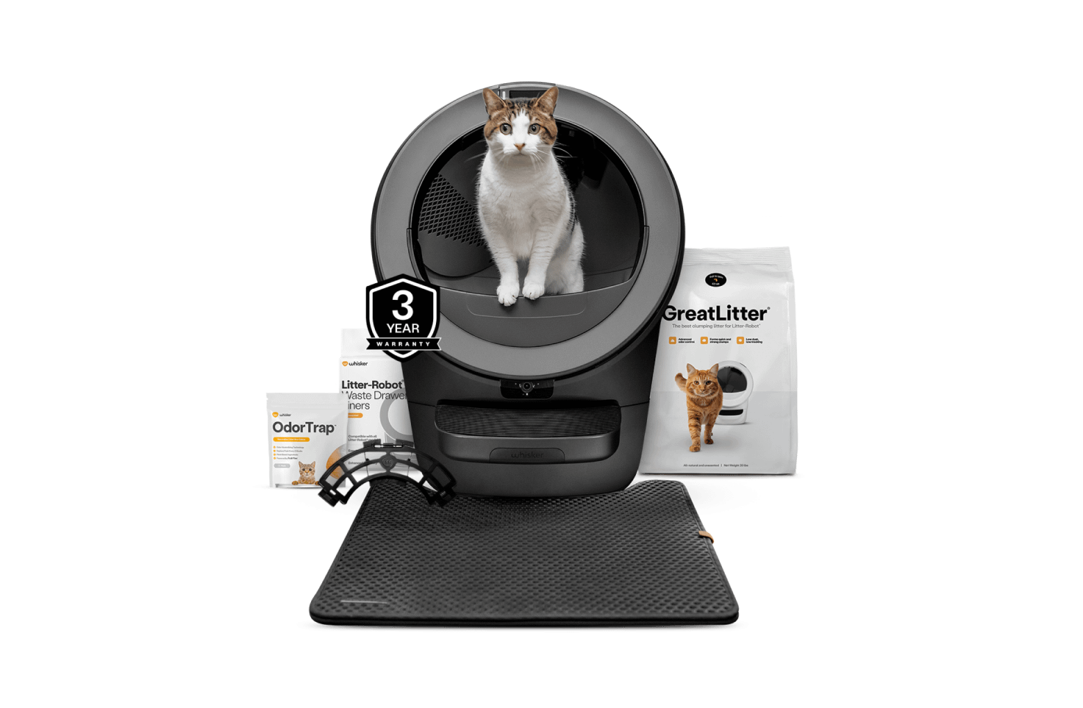 Litter-Robot 5 Pro Starter Bundle | Incl. Top Accessories

