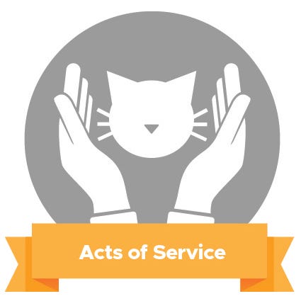 acts of service cat love languages