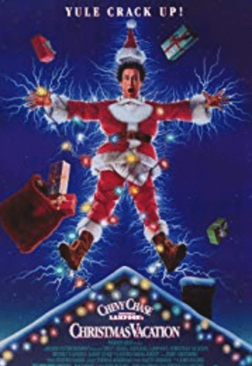 national lampoon's christmas vacation holiday movie poster
