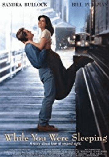 while you were sleeping holiday movie poster