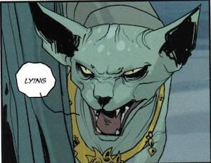 Lying Cat - best comic book cats