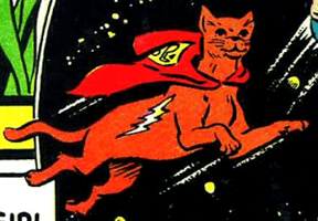Streaky the Supercat - best comic book cats