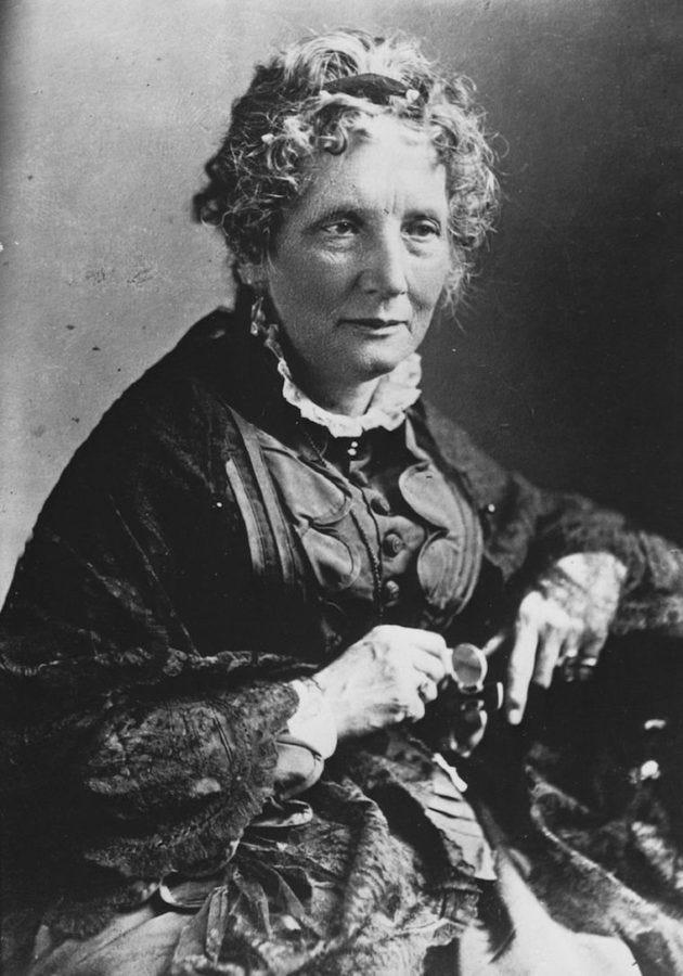 Harriet Beecher Stowe - famous women in history who loved cats
