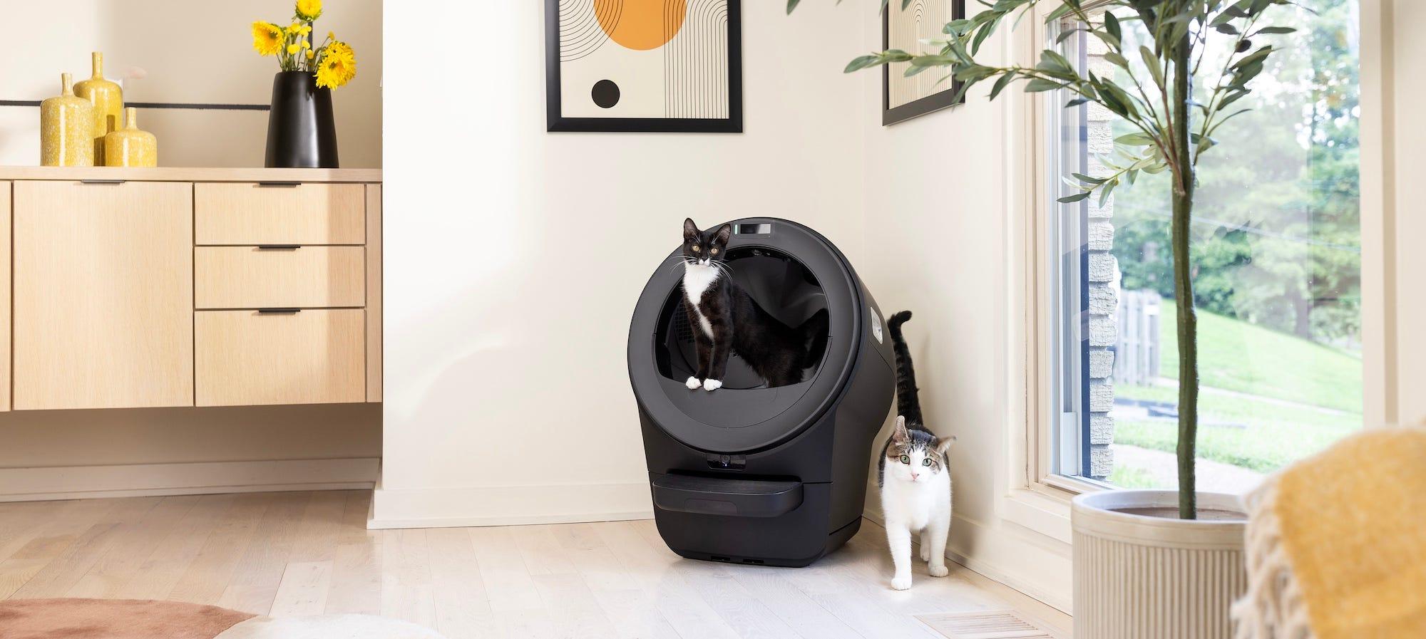 2 cats with self-cleaning litter box, Litter-Robot 5 Pro