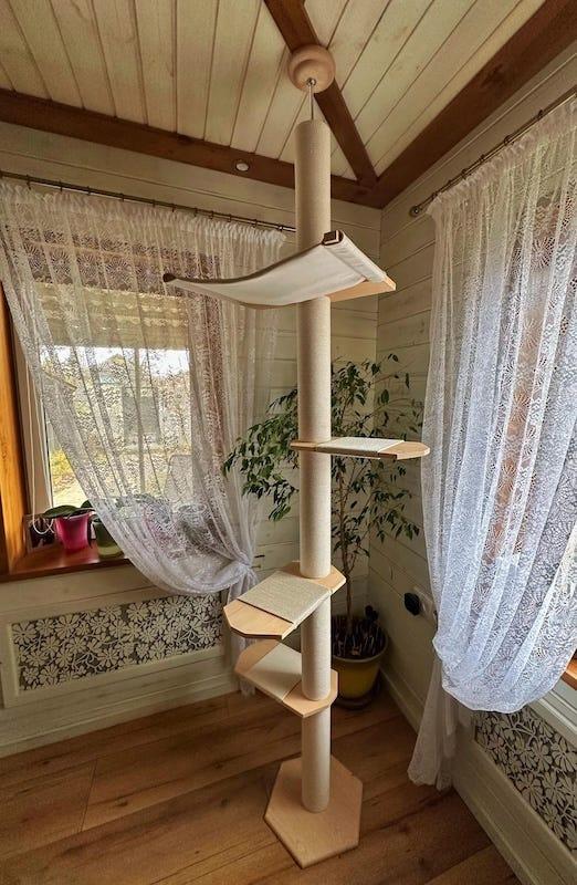 boho cat tree