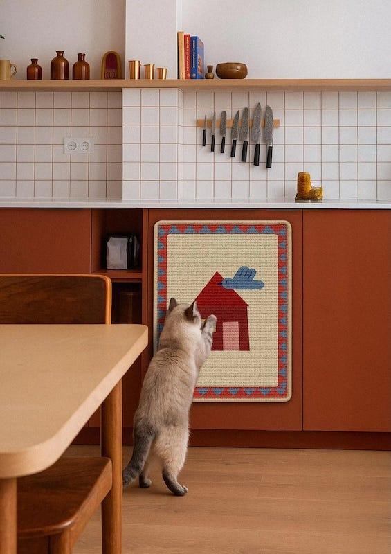 sisal cat scratcher mat