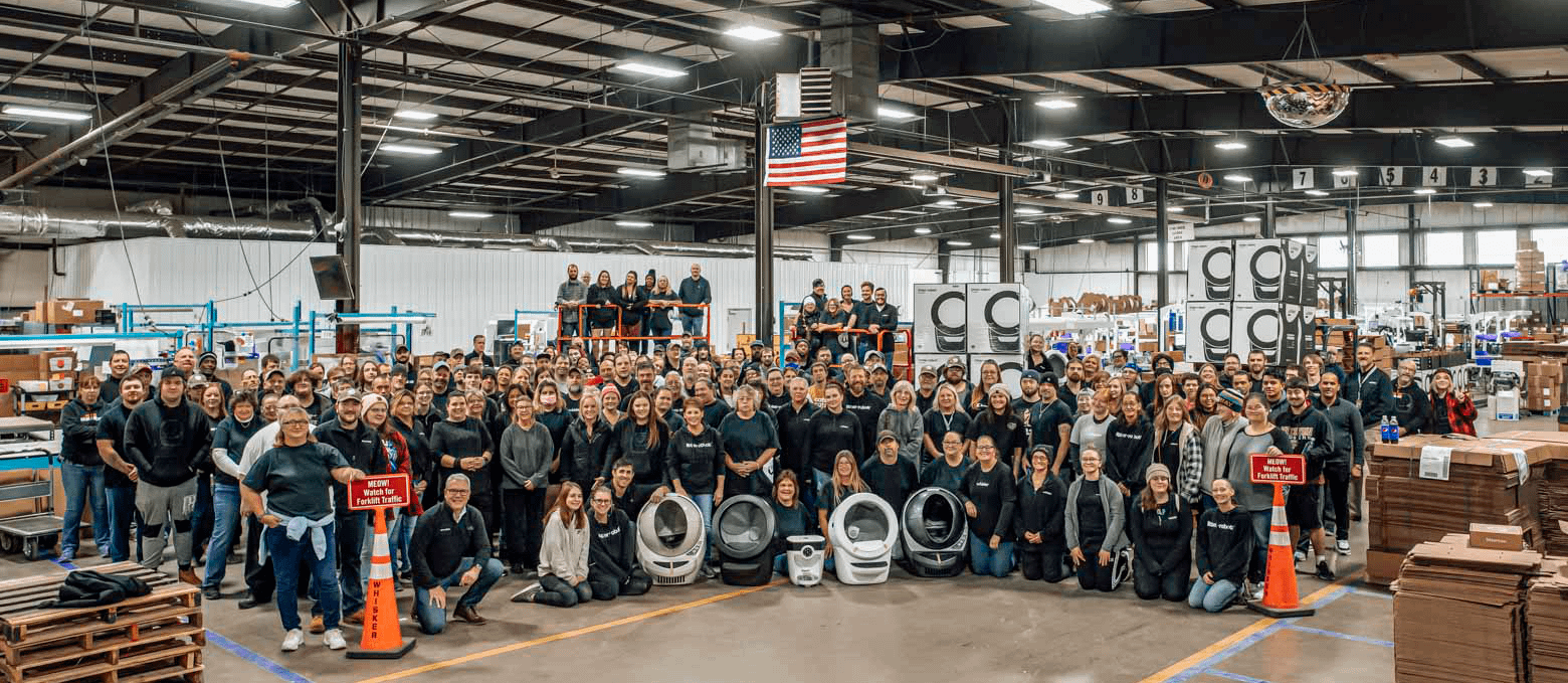 Whisker Litter-Robot manufacturing facility in Juneau, WI