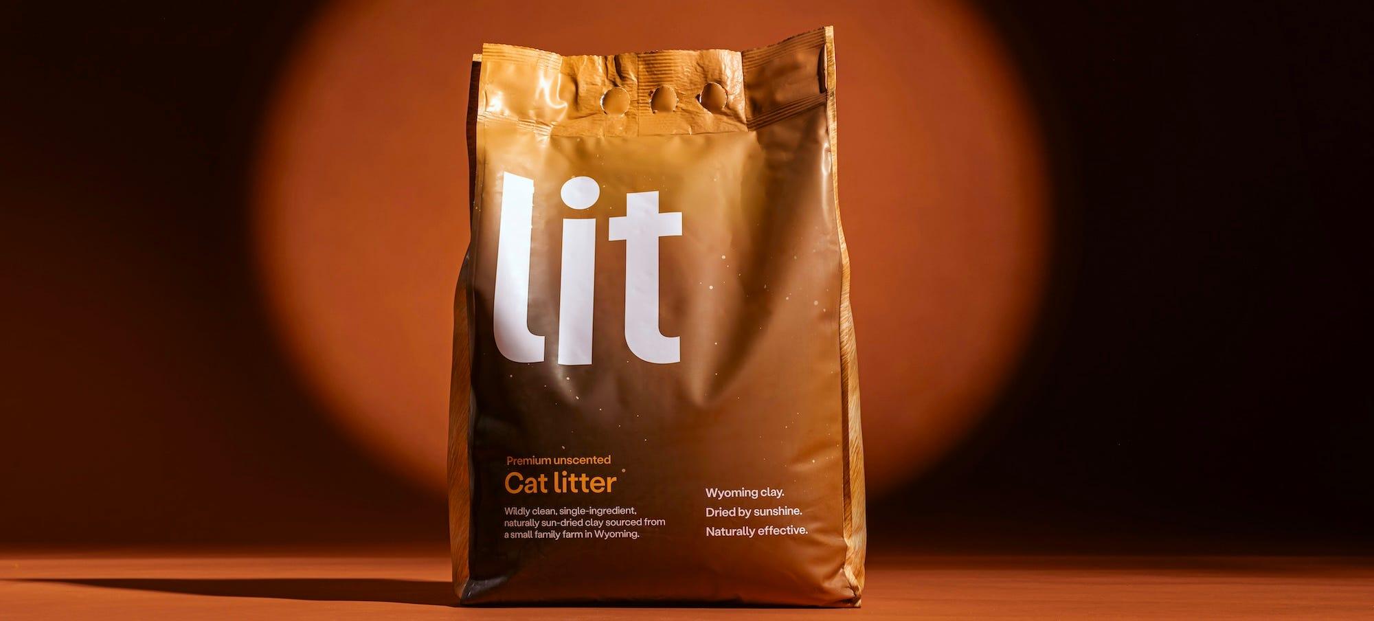 bag of Lit Premium Cat Litter by Whisker Litter-Robot