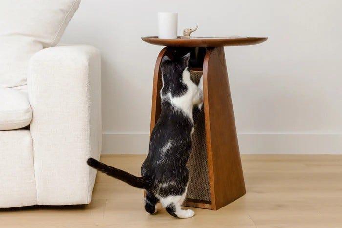 side table cat scratcher furniture