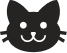 smiling cat icon