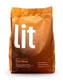Lit cat litter bag