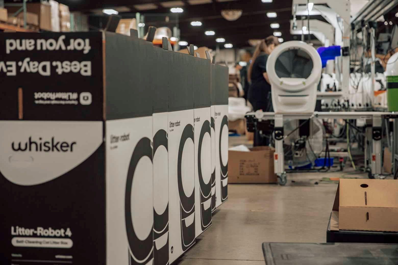 Whisker robot manufacturing center in Juneau Wisconsin