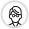 Cartoon icon of human