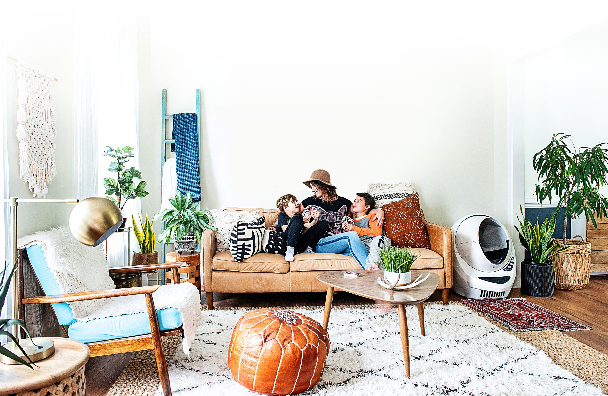 Litter-Robot 3 Connect Features Background