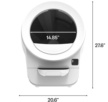 Litter-Robot EVO front tech specs