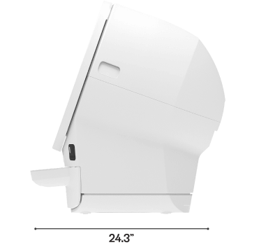 Litter-Robot EVO side tech specs