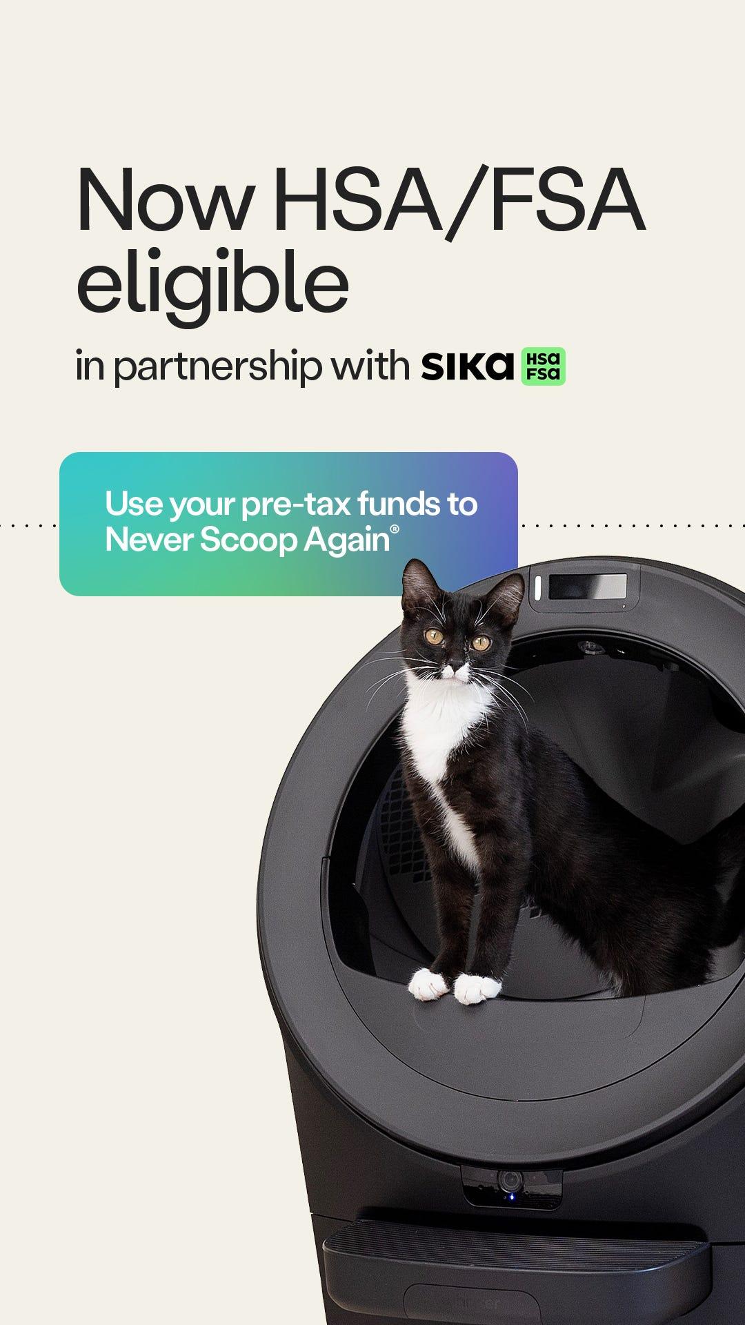 Litter-Robot is HSA/FSA eligible
