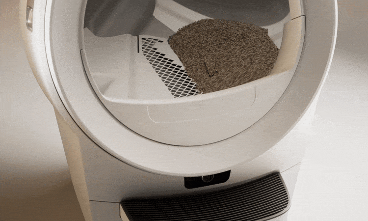 A Litter-Robot 4 in a room.
