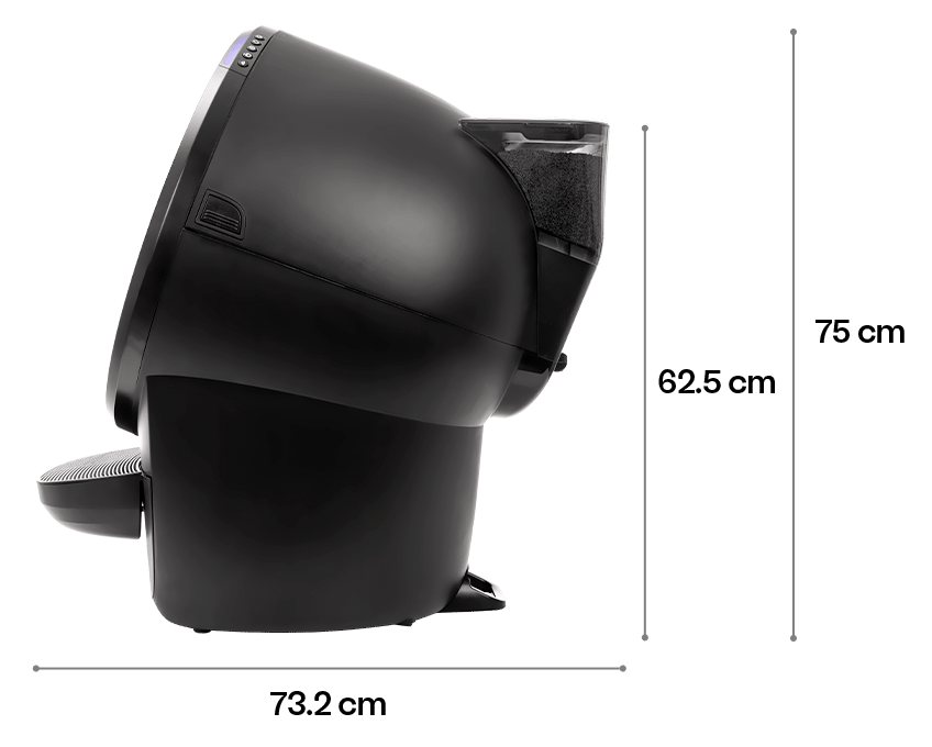 Litter-Robot 4 side tech specs