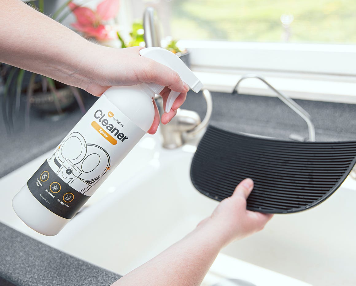 Spraying Cleaner Spray by Whisker