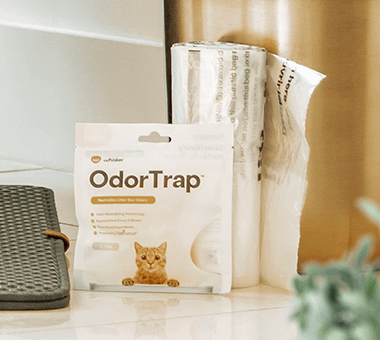 OdorTrap Packs with roll of waste drawer liners