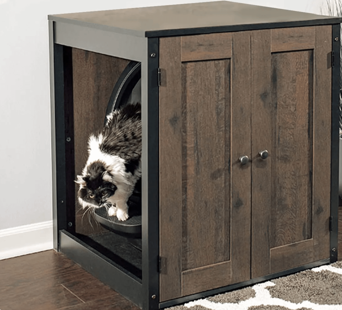 litter box storage cabinet
