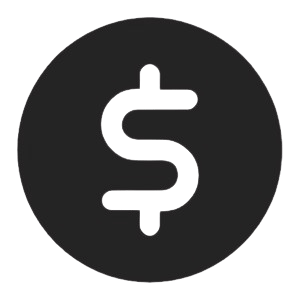 Dollar sign icon