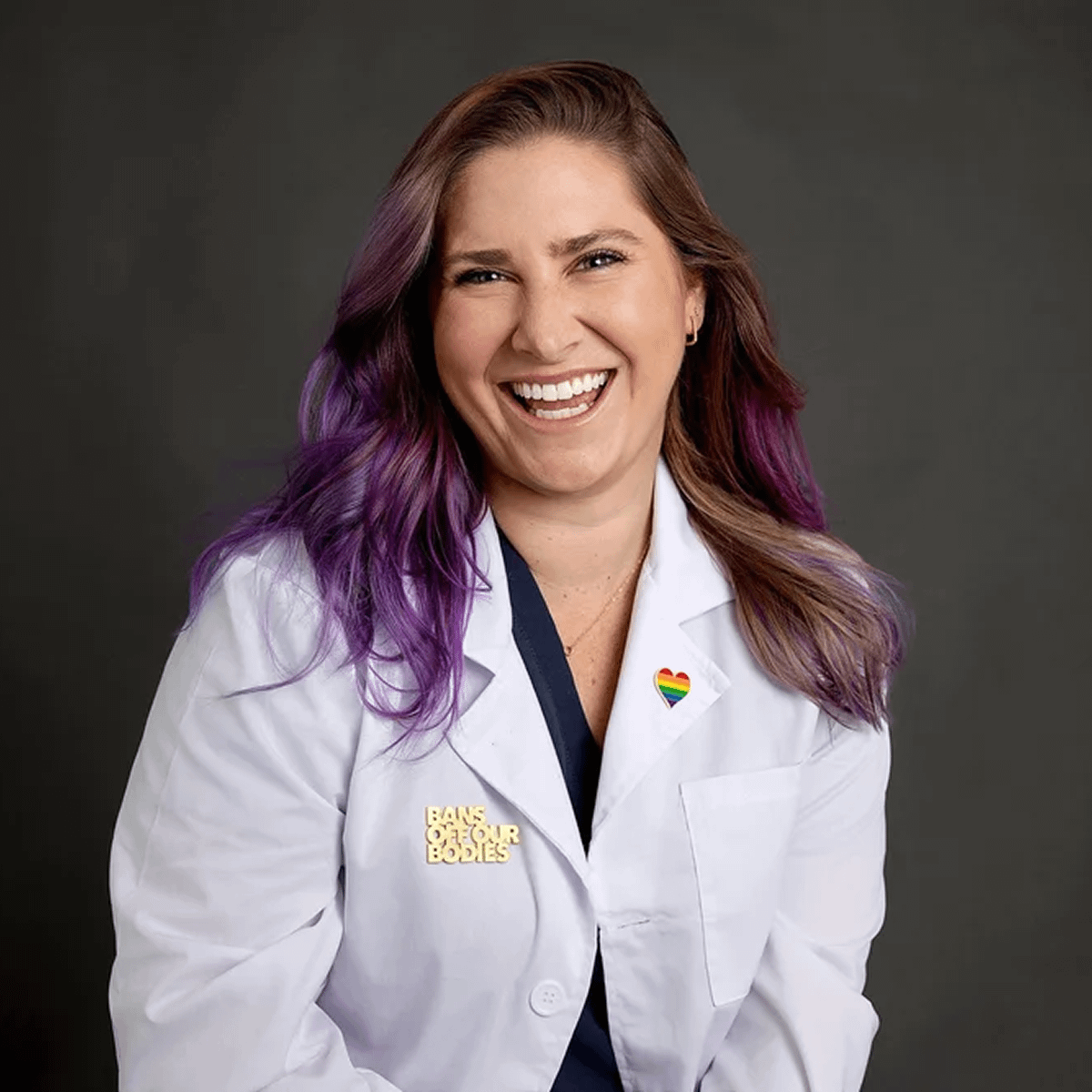 Nikki Sapiro Vinckier OBGYN Physician Assistant in lab coat