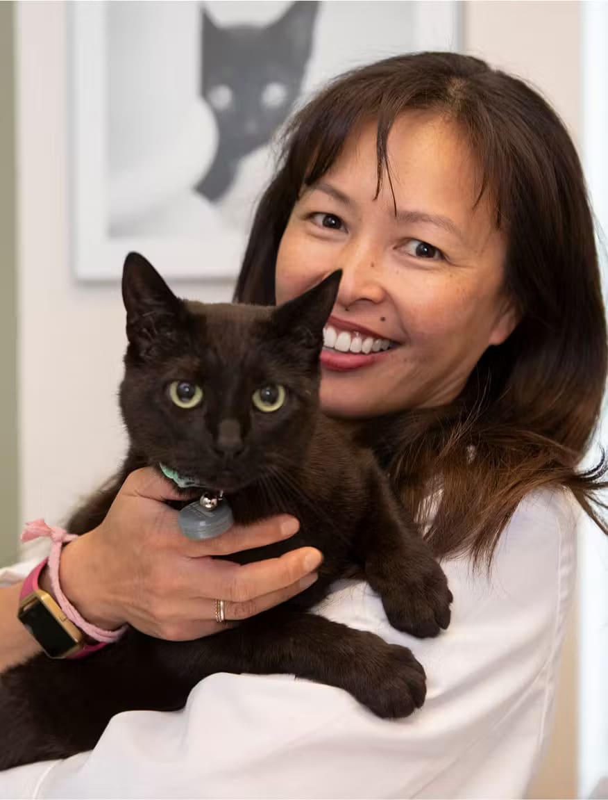 Veterinarian Justine Lee