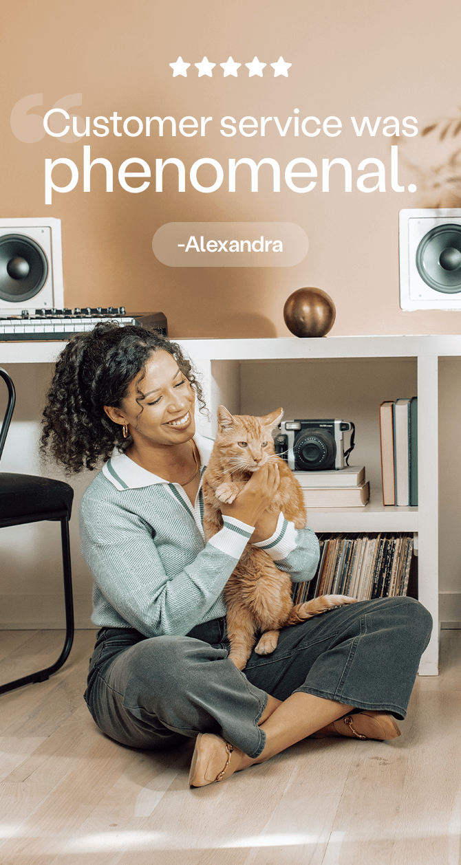 Customer service was phenomenal customer quote