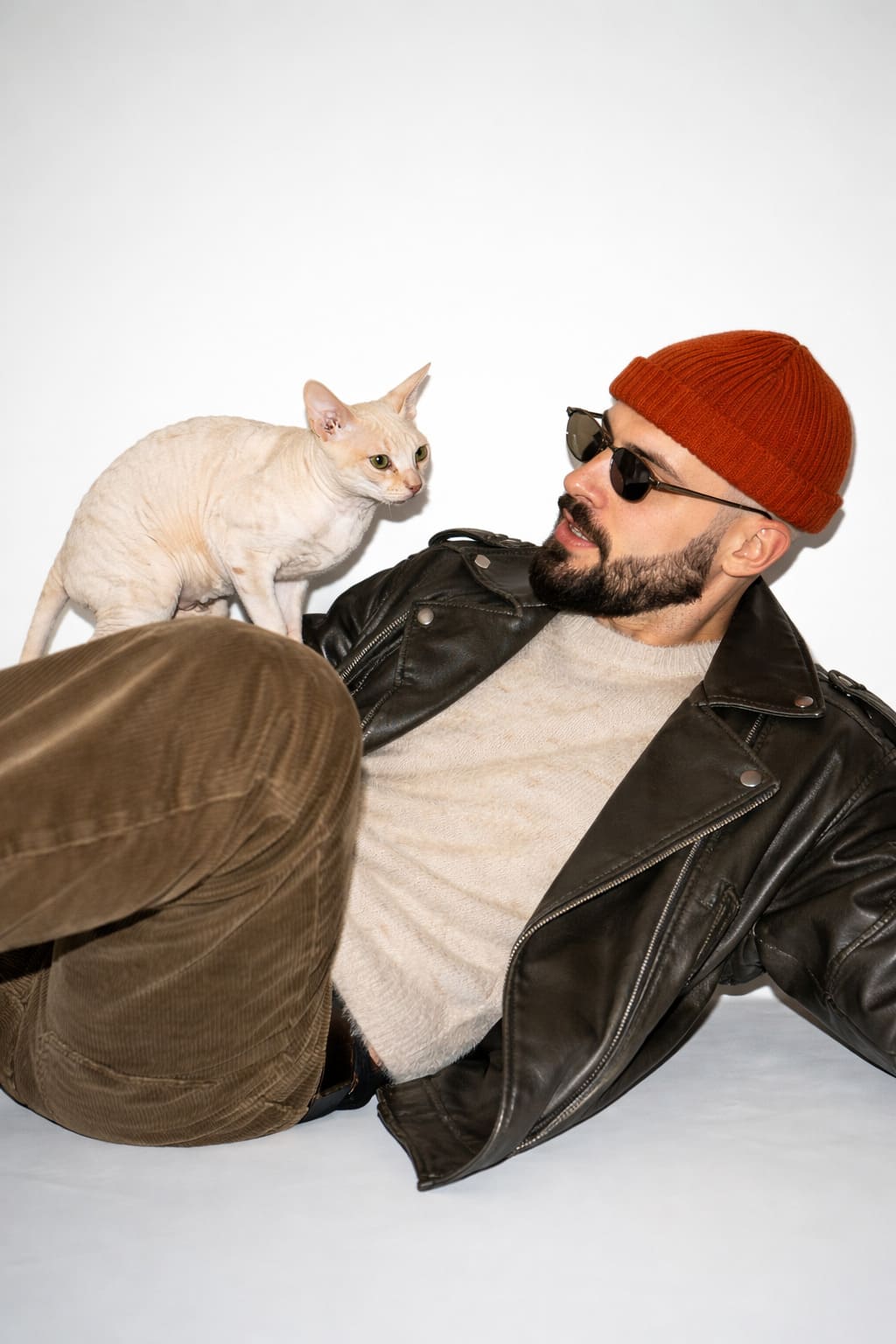 stylish person wearing cataire by Whisker