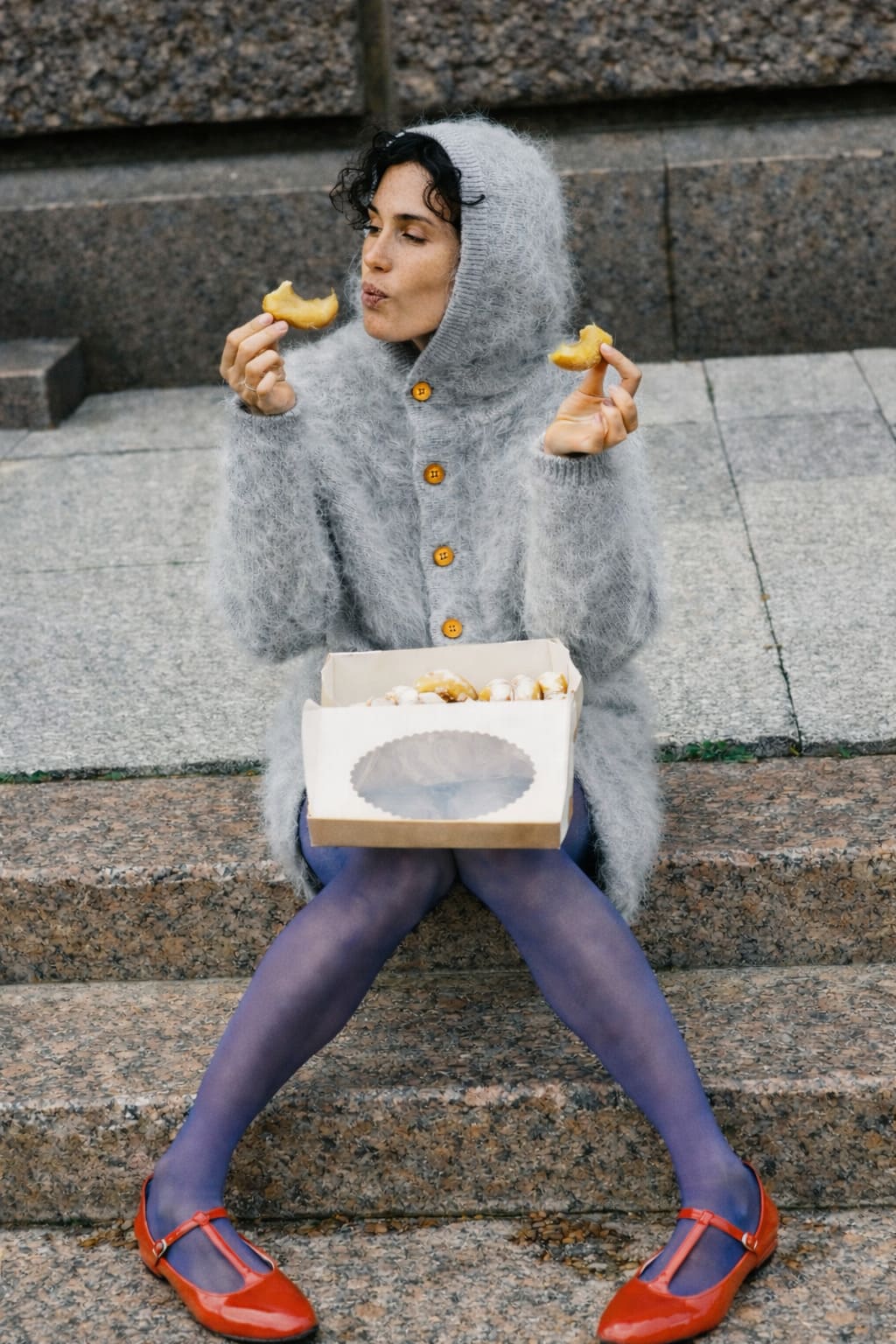 stylish person wearing cataire by Whisker