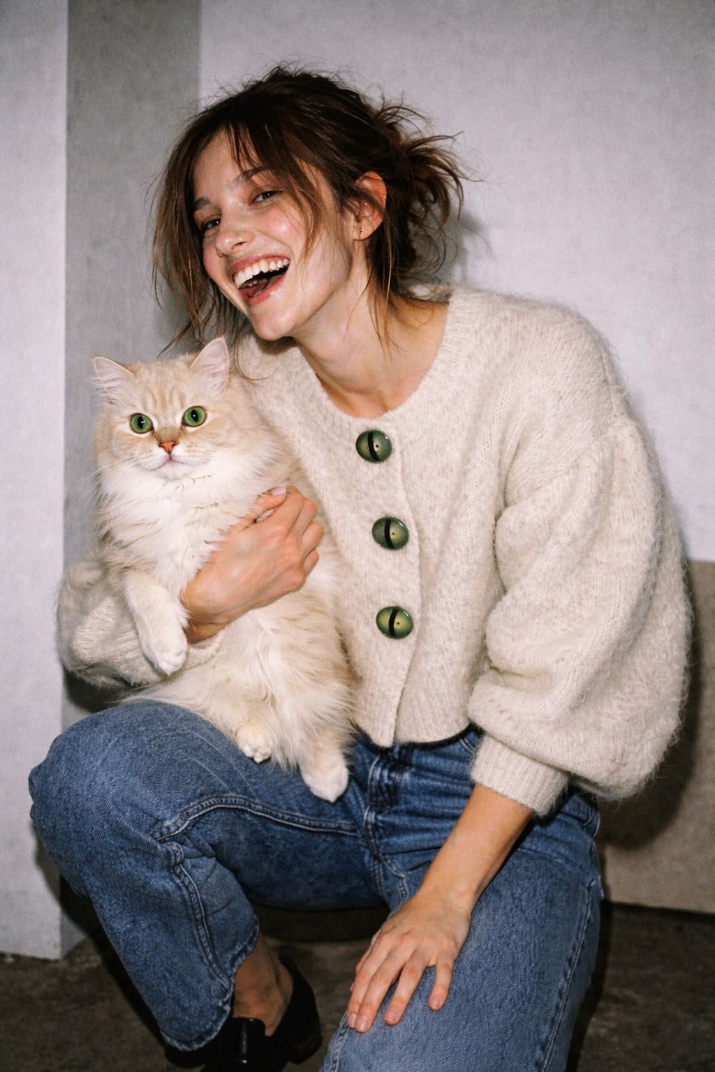 stylish person wearing cataire by Whisker