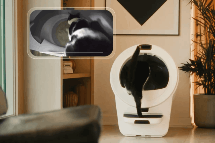 Litter-Robot 5 Pro in a quiet home environment