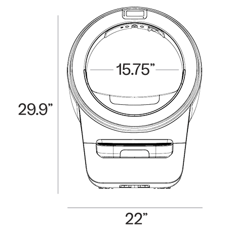 Litter-Robot 5 Dimensions