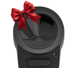 Litter-Robot EVO automatic litter box with bow