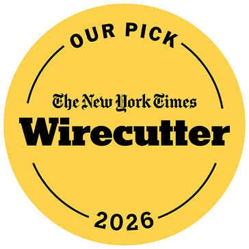 Our Pick 2026 by The New York Times Wirecutter badge