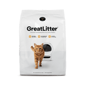 20 lbs bag of GreatLitter clay clumping litter