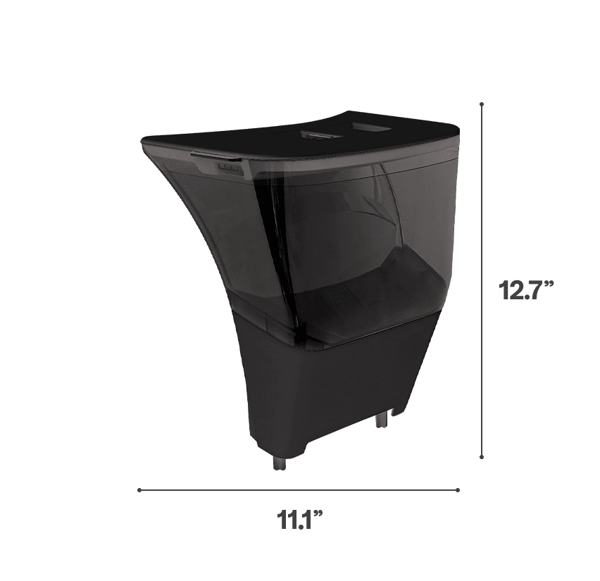 Litter-Robot LitterHopper dimensions 12.7 in x 11.1 in